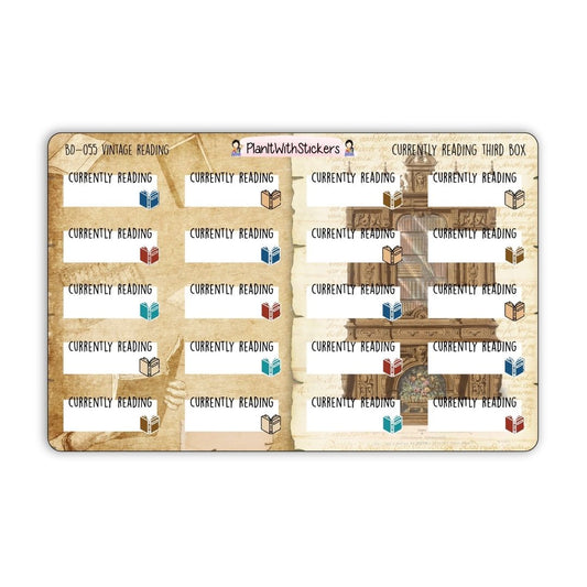 Vintage Library - Currently Reading Third Boxes