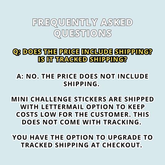 The 52 Book Club Mini Challenge Sticker Set - September 2026 (One Time Purchase)