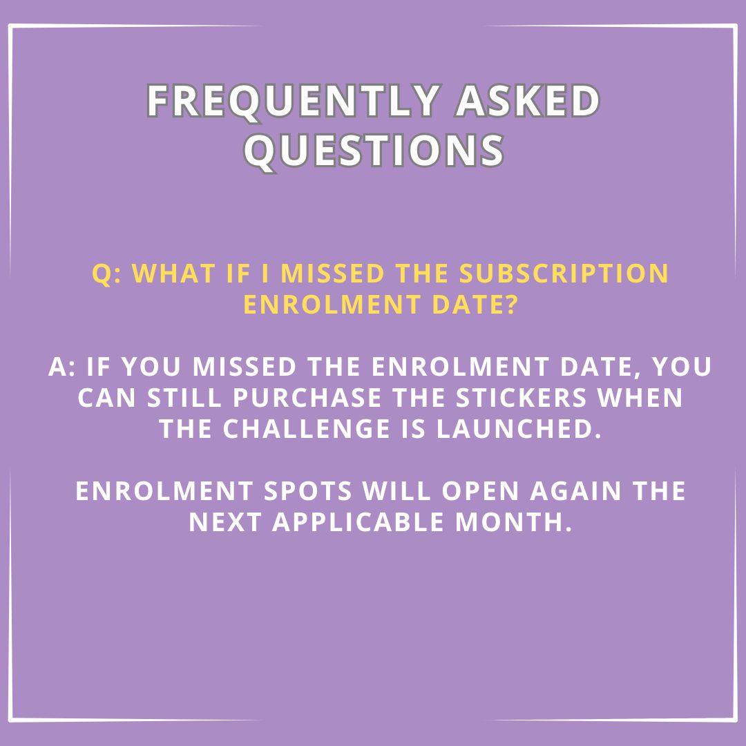 The 52 Book Club Mini Challenge Sticker Subscription - March Mini Challenge