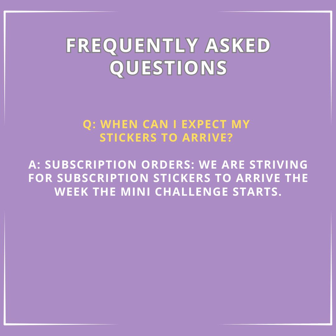 The 52 Book Club Mini Challenge Sticker Set - March 2026 (One Time Purchase)