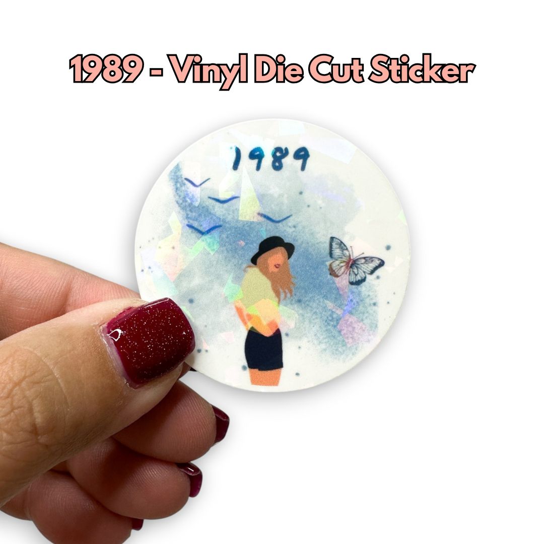 Eras Circle Vinyl Stickers - The Showgirl Collection (11 Eras Available)