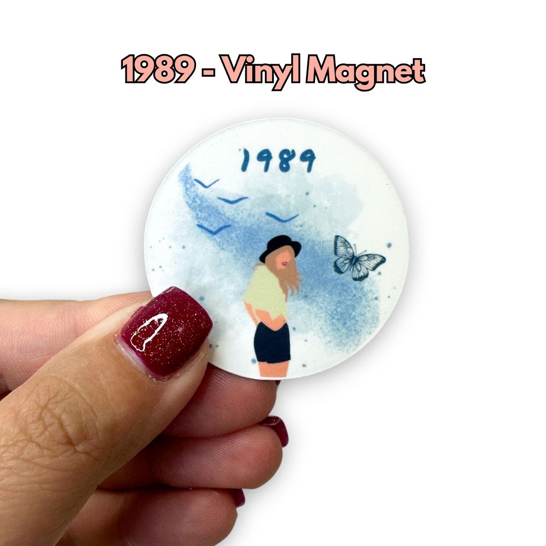 Eras Circle Vinyl Magnets - The Showgirl Collection (11 Eras Available)