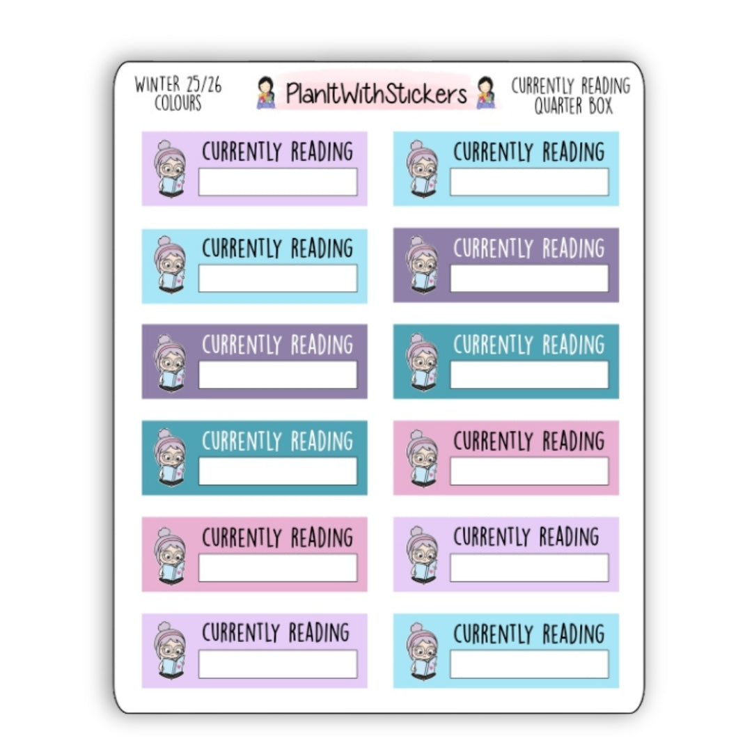 Currently Reading Girl Quarter Box - Winter 2025 Bookish Collection