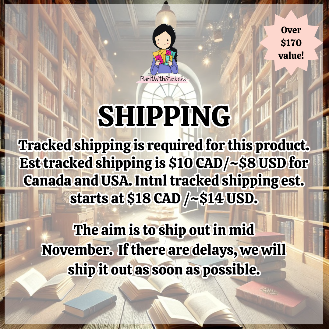 WAITLIST: 12 Days Bookish Advent Calendar (No Discounts, Please Read Description!!)