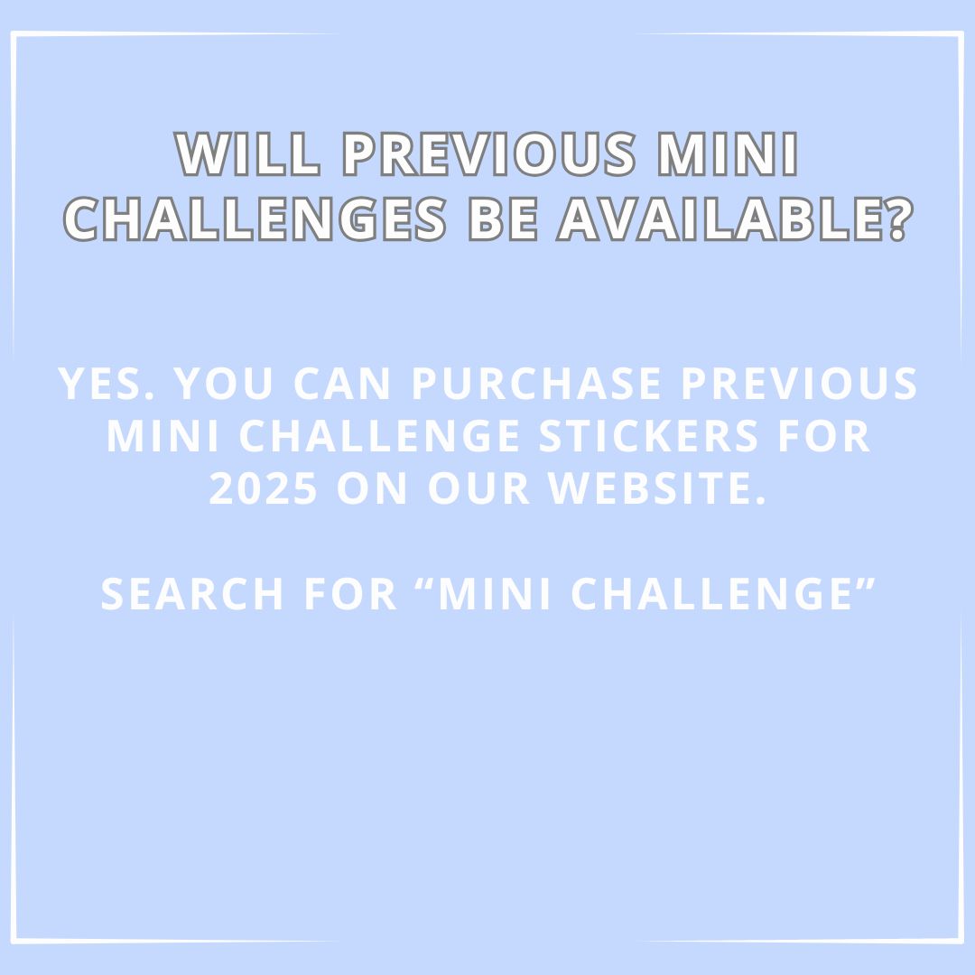 The 52 Book Club Mini Challenge Sticker Set - November 2025