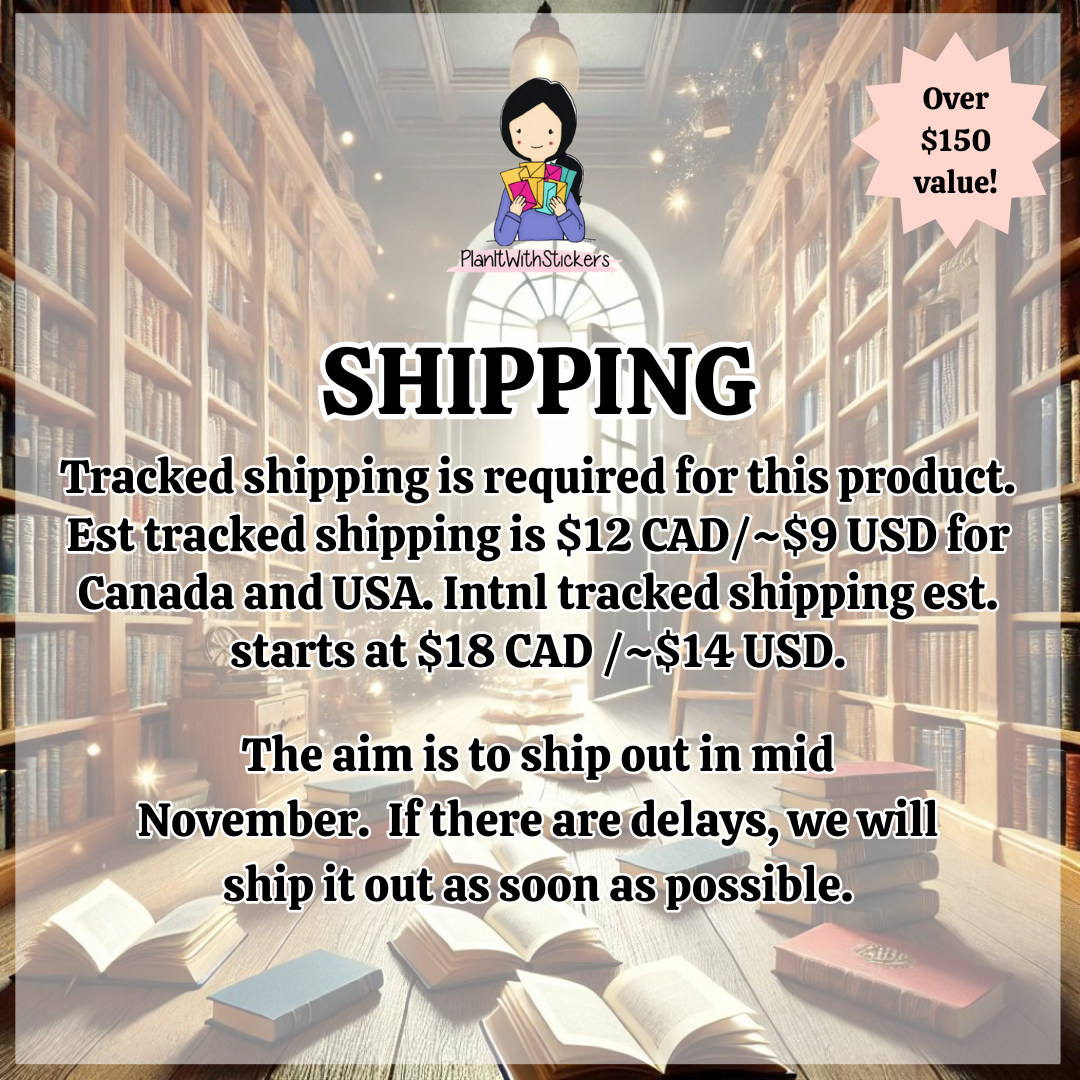 WAITLIST: 12 Days Bookish Advent Calendar (No Discounts, Please Read Description!!)