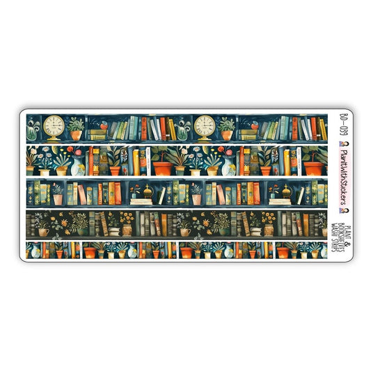 Plants and Bookshelves Washi Strips - Long Strips