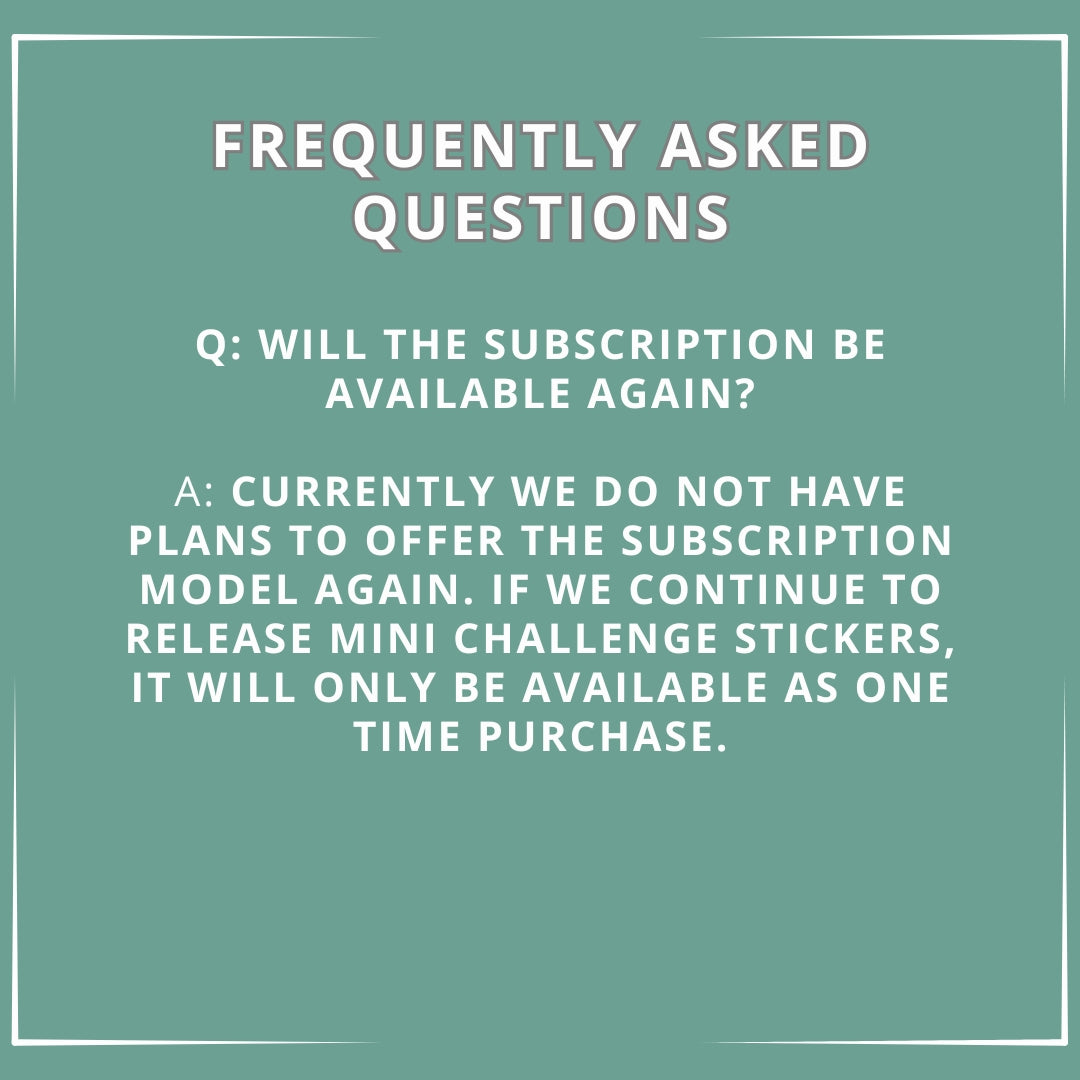 The 52 Book Club Mini Challenge/Bingo Sticker Set - December 2025