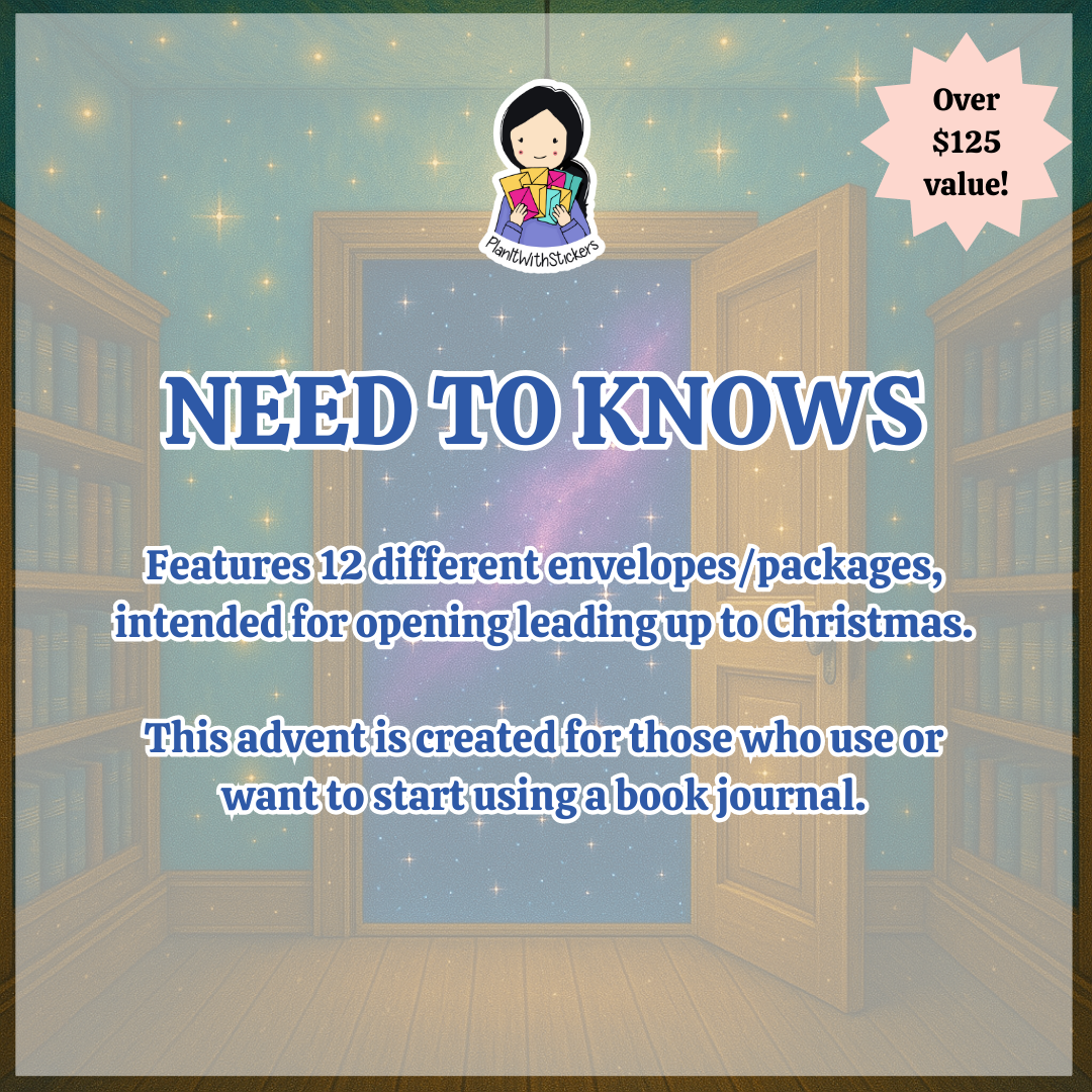 12 Days Bookish Advent Calendar – Cosmic Reading Adventure 2025