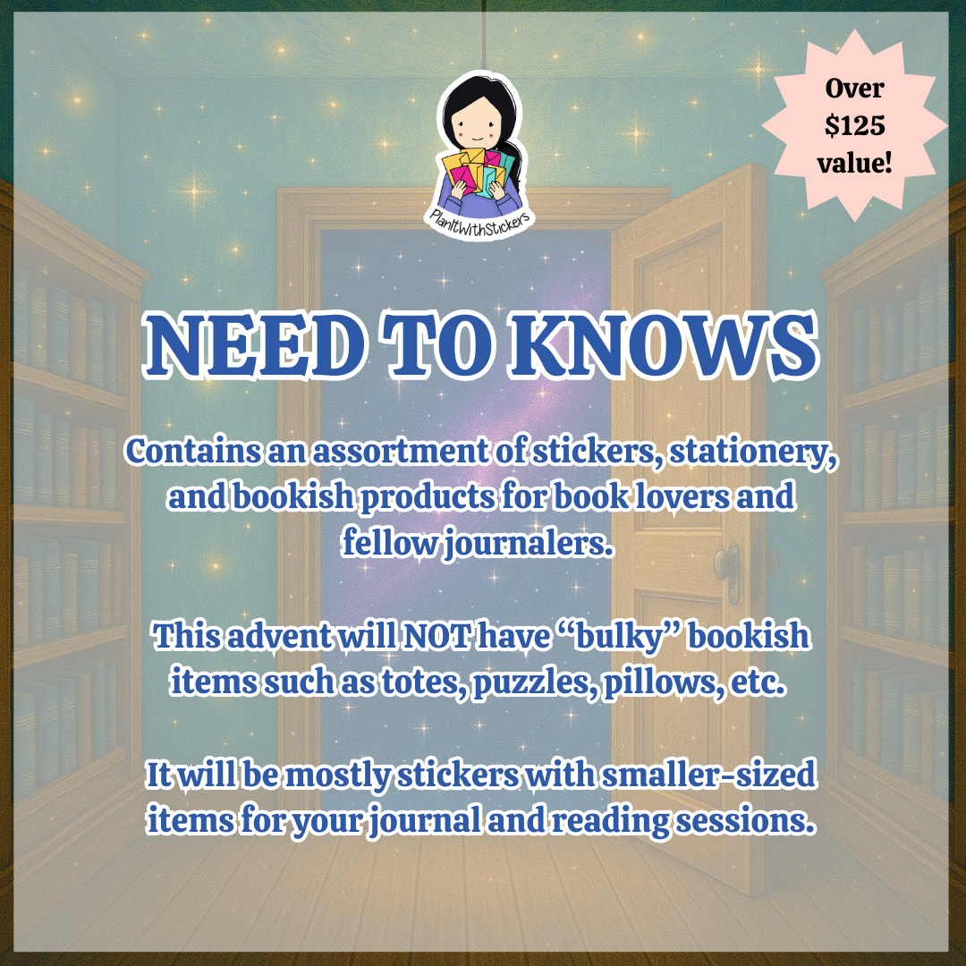 12 Days Bookish Advent Calendar – Cosmic Reading Adventure 2025