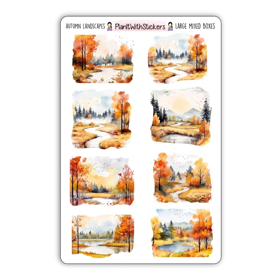 Autumn Landscapes – Large Mixed Boxes – Fall 2025 Collection