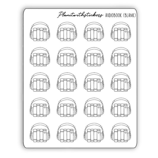 Audiobook Reading Stickers Book Stickers Reading Stickers