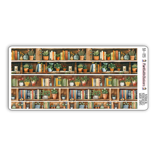 Botanical Bookshelves Long Washi Strips