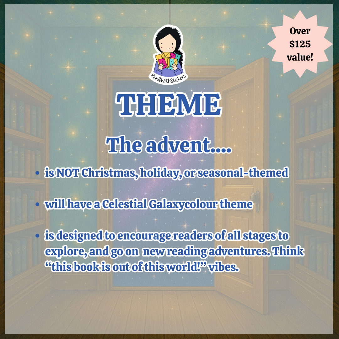 12 Days Bookish Advent Calendar – Cosmic Reading Adventure 2025