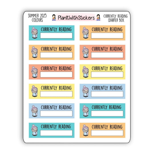 Currently Reading Girl Quarter Box - Summer Bookish Collection