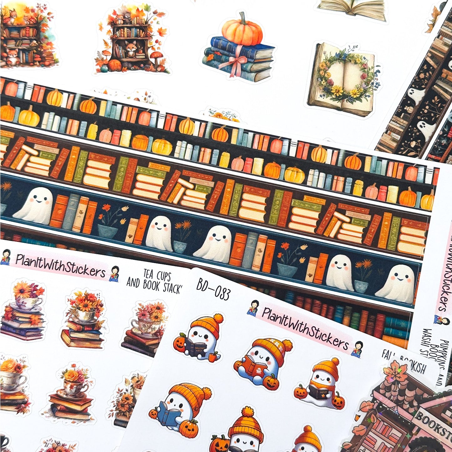 Fall Bookish Journaling Favourites Sticker Bundle