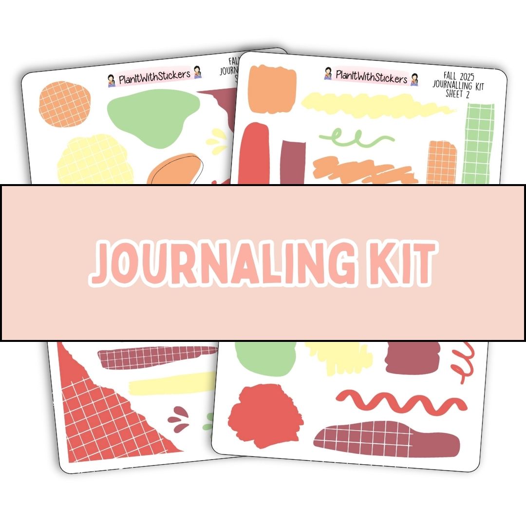 Bullet Journaling Kit - Fall 2025 Colours (2 sheets)