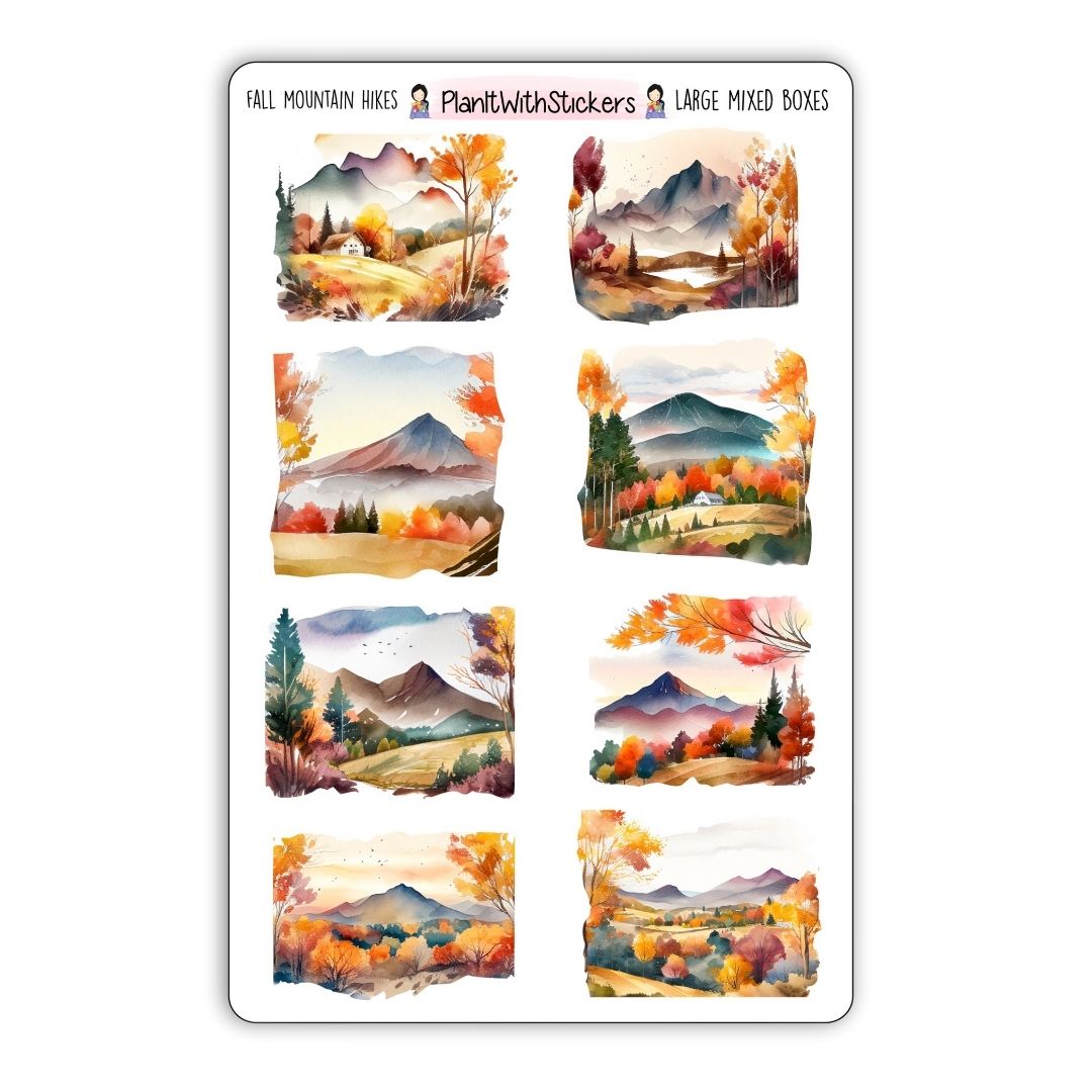 Fall Mountain Hikes – Large Mixed Boxes – Fall 2025 Collection