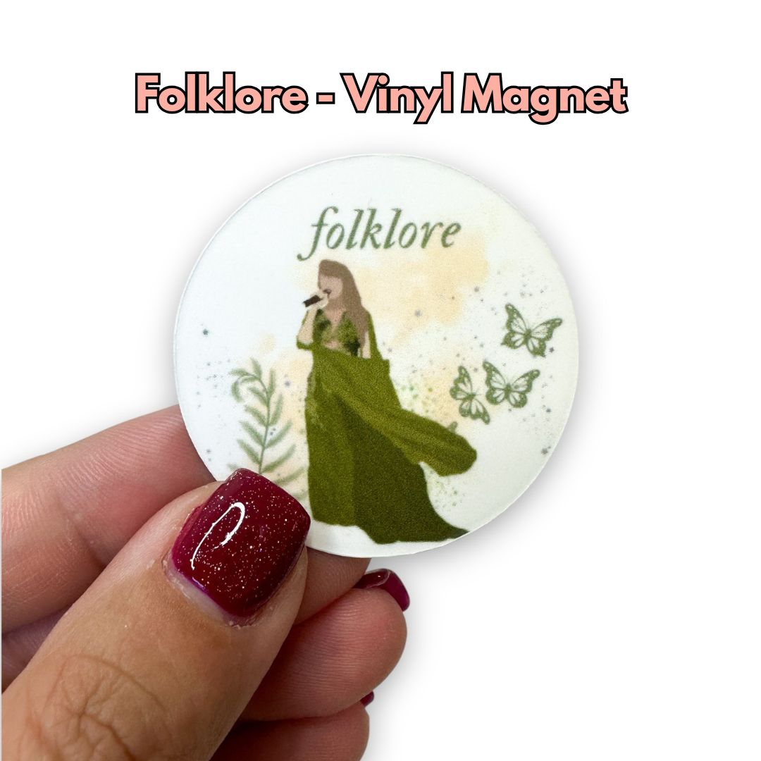 Eras Circle Vinyl Magnets - The Showgirl Collection (11 Eras Available)