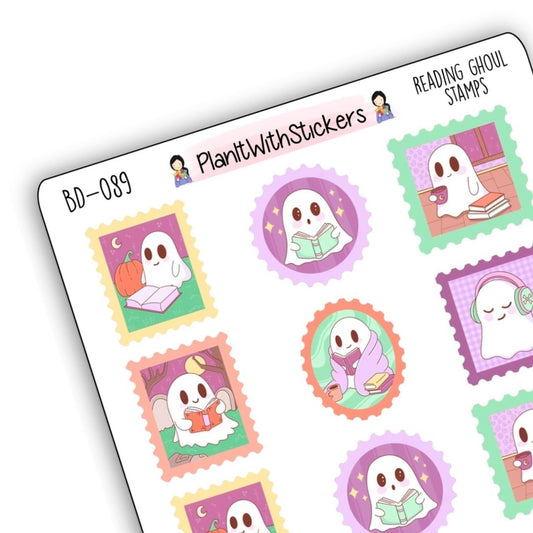 Reading Ghoul Stamp Stickers – Fall 2025 Collection