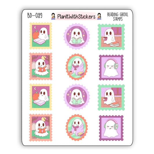 Reading Ghoul Stamp Stickers – Fall 2025 Collection