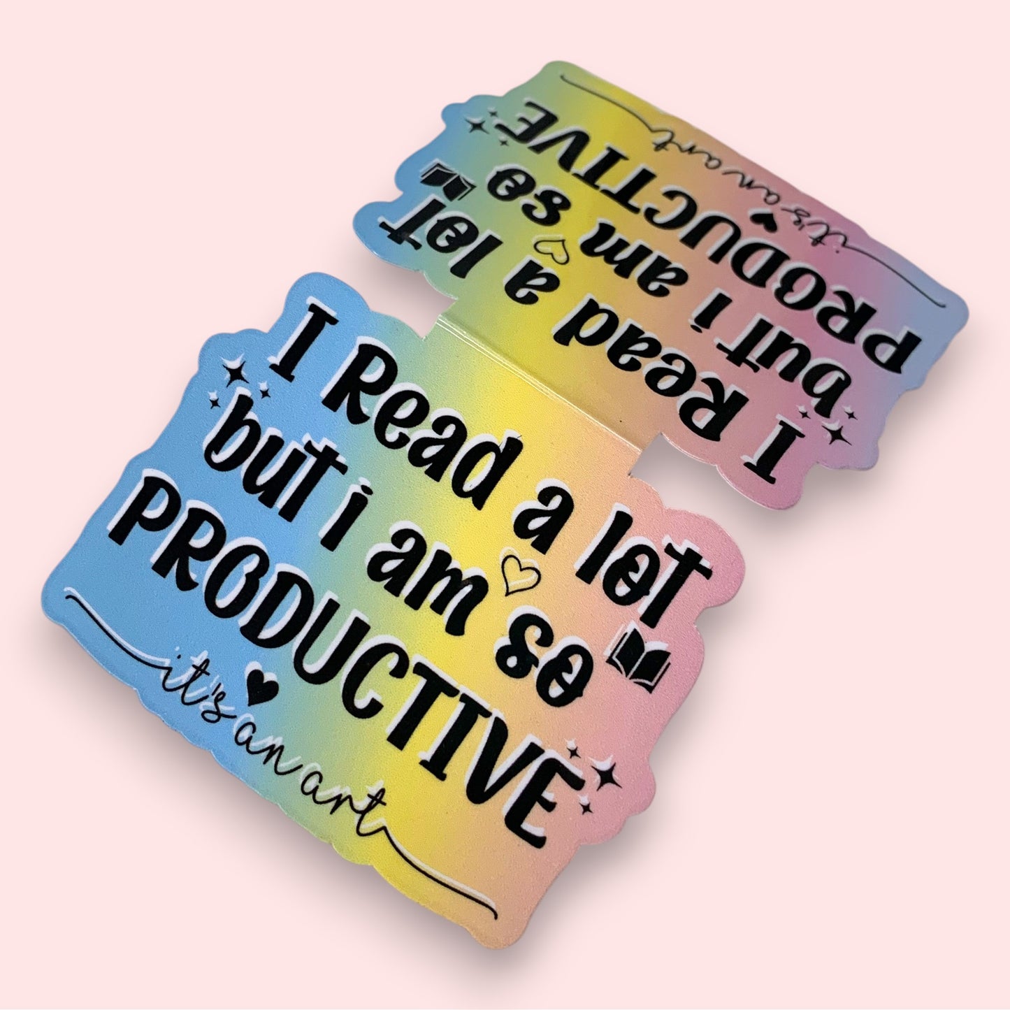 I Read A Lot But I Am So Productive Magnetic Bookmark