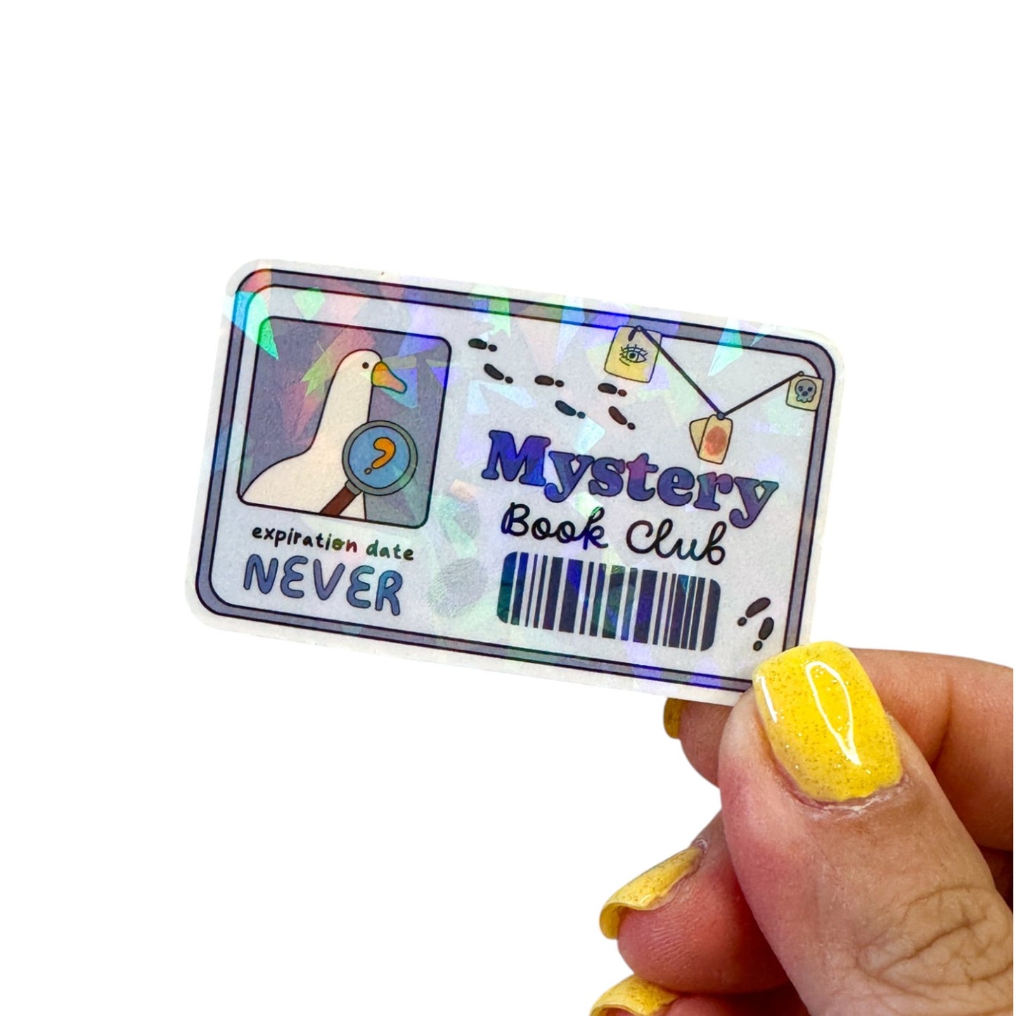 Mystery Book Club "Duck Detective" Bookish Vinyl Diecut Sticker