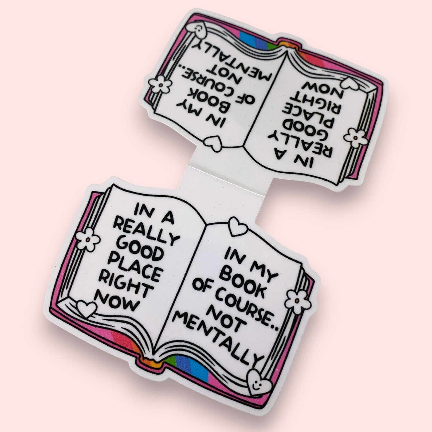 In A Really Good Place Right Now In My Book Magnetic Bookmark