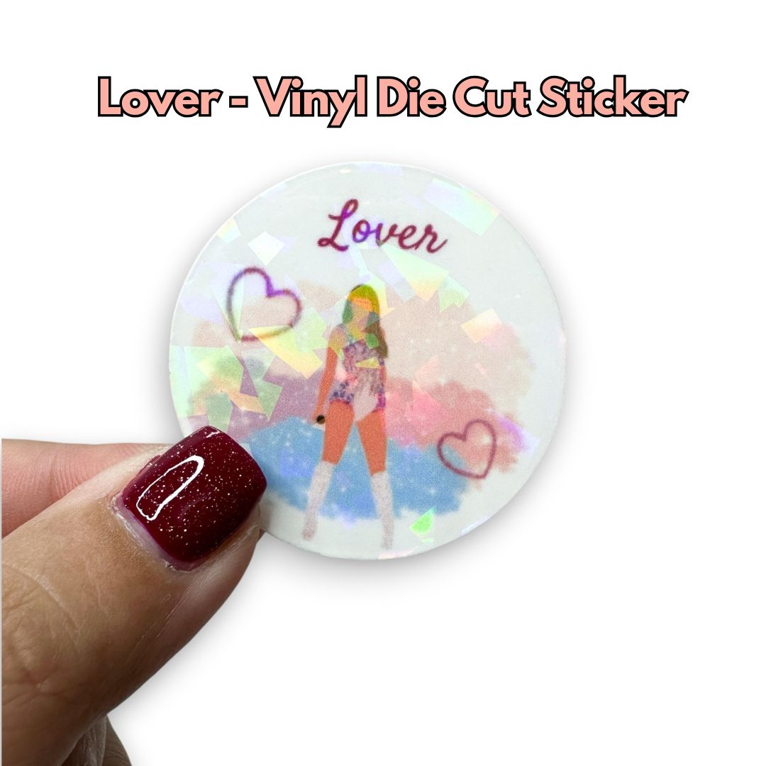 Eras Circle Vinyl Stickers - The Showgirl Collection (11 Eras Available)