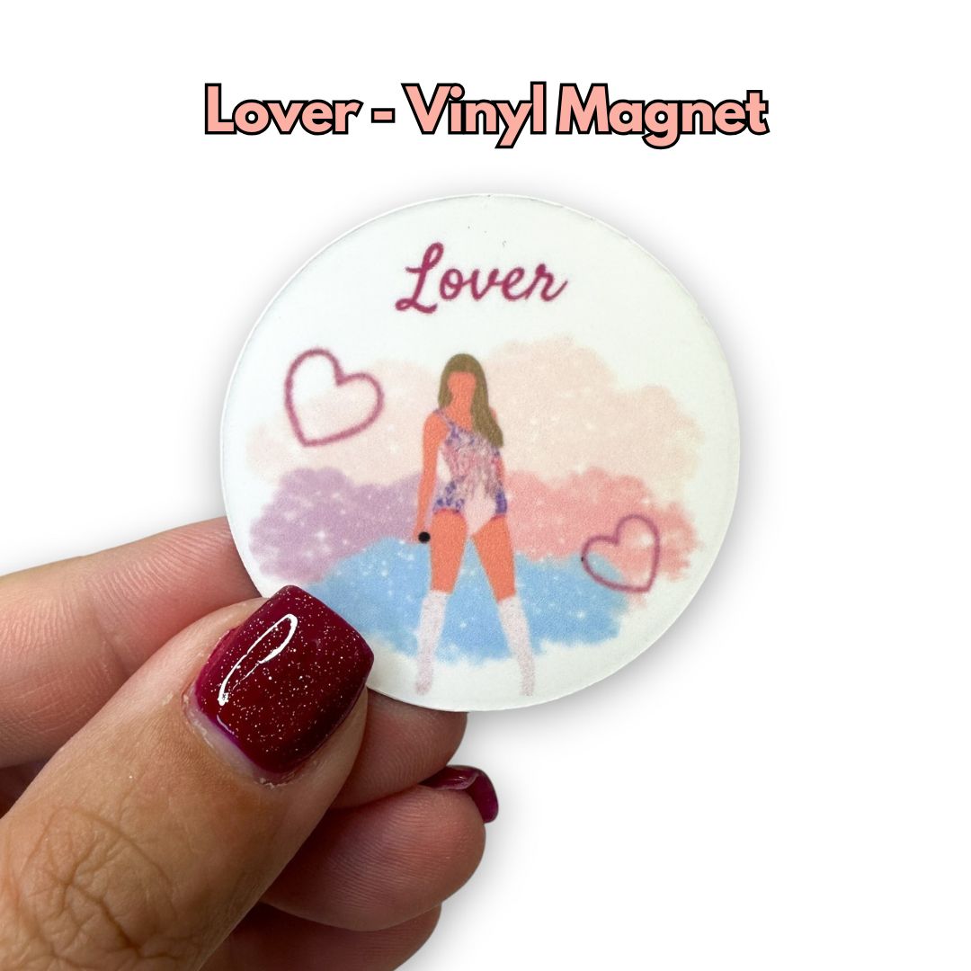 Eras Circle Vinyl Magnets - The Showgirl Collection (11 Eras Available)