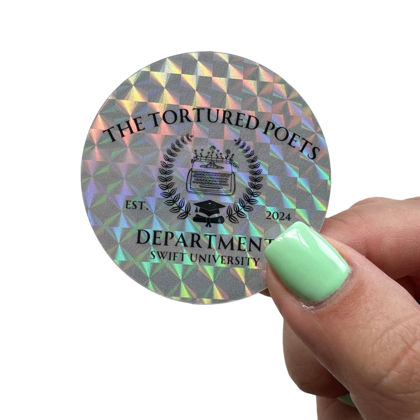 The Tortured Department Era Ta*lor Sw*ft Reading Bookish Vinyl Diecut Sticker