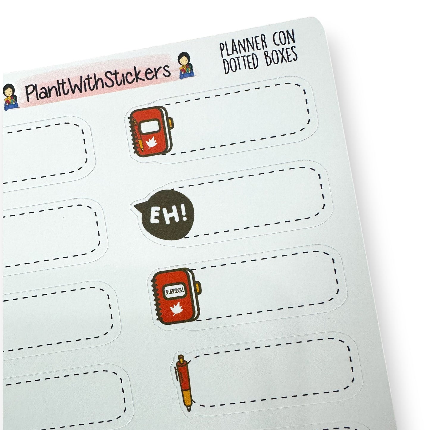 Planner Con, Eh! 2025 – Limited Edition Sticker Collection (Pre-Order)
