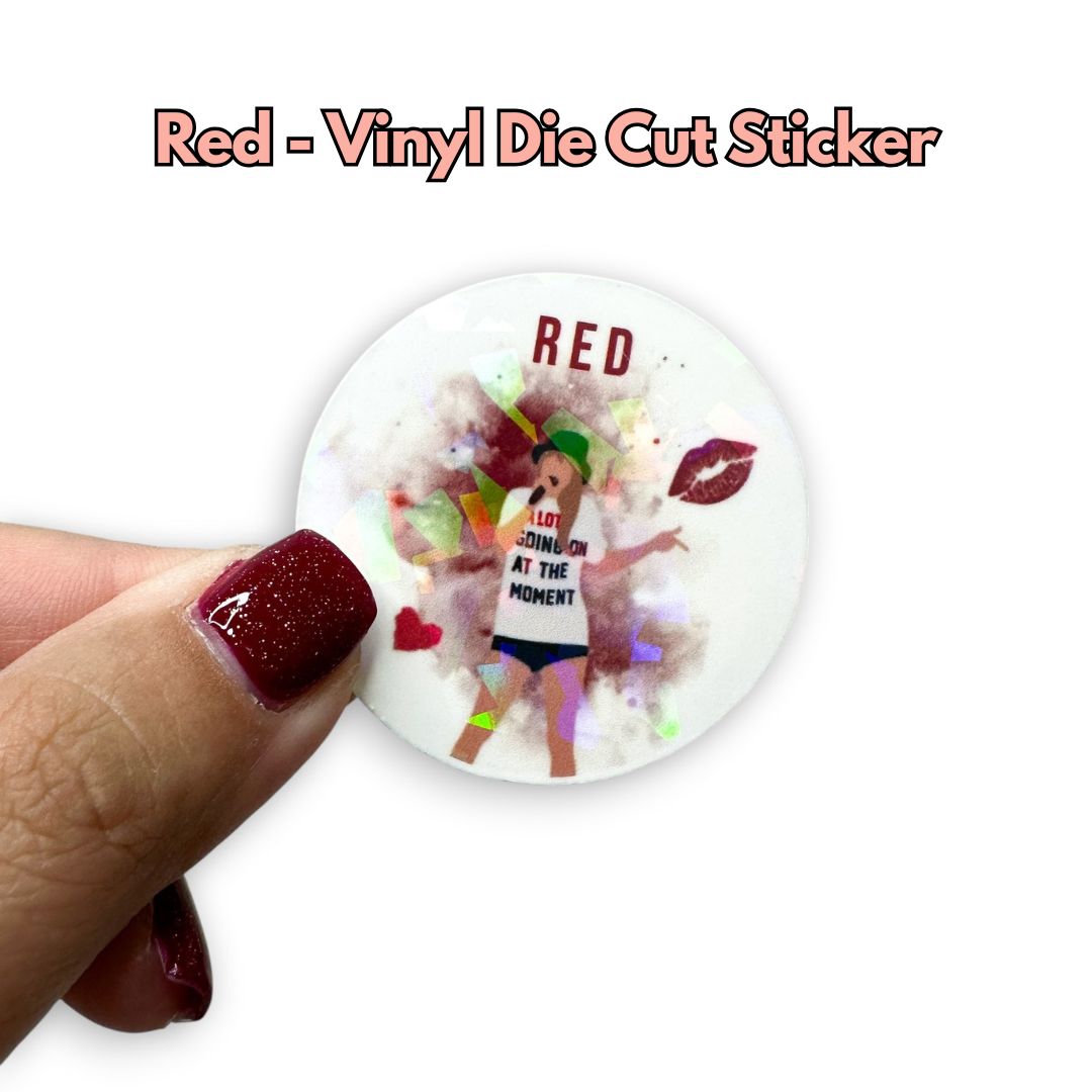 Eras Circle Vinyl Stickers - The Showgirl Collection (11 Eras Available)