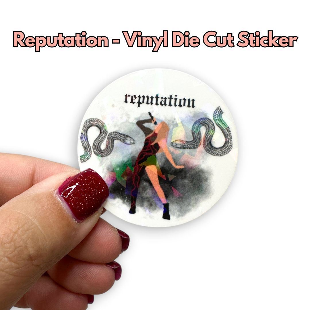 Eras Circle Vinyl Stickers - The Showgirl Collection (11 Eras Available)