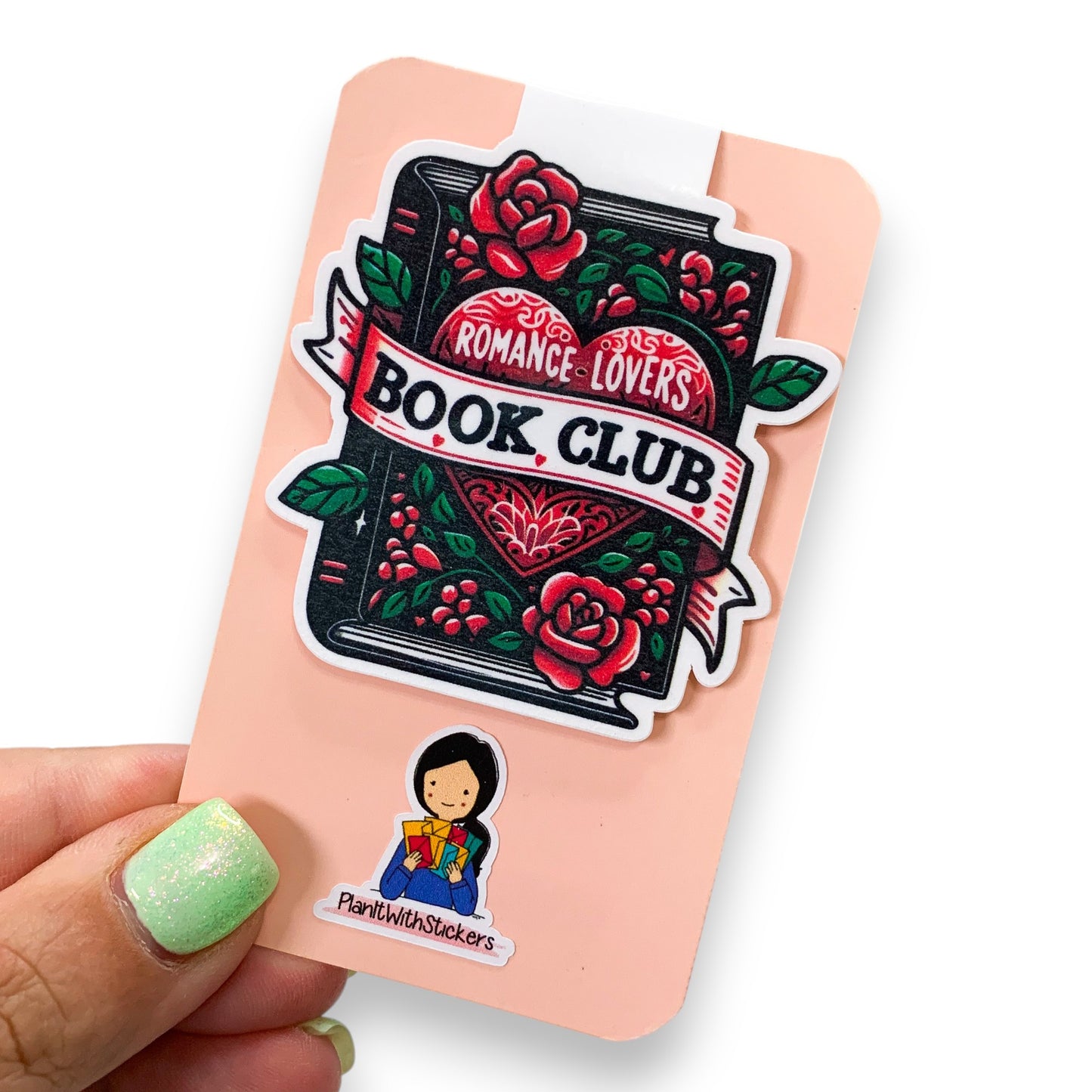 Romance Lovers Book Club Magnetic Bookmark