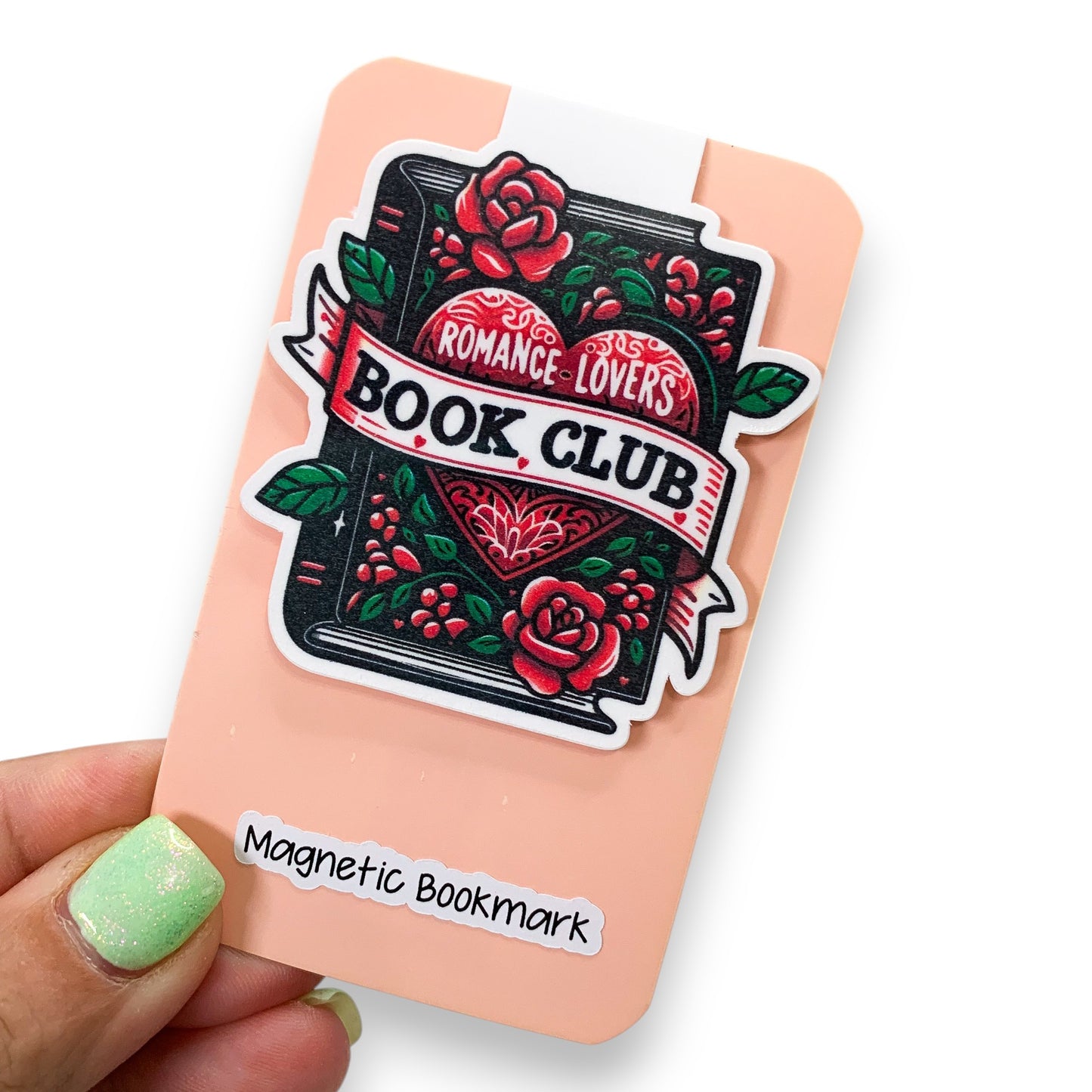 Romance Lovers Book Club Magnetic Bookmark