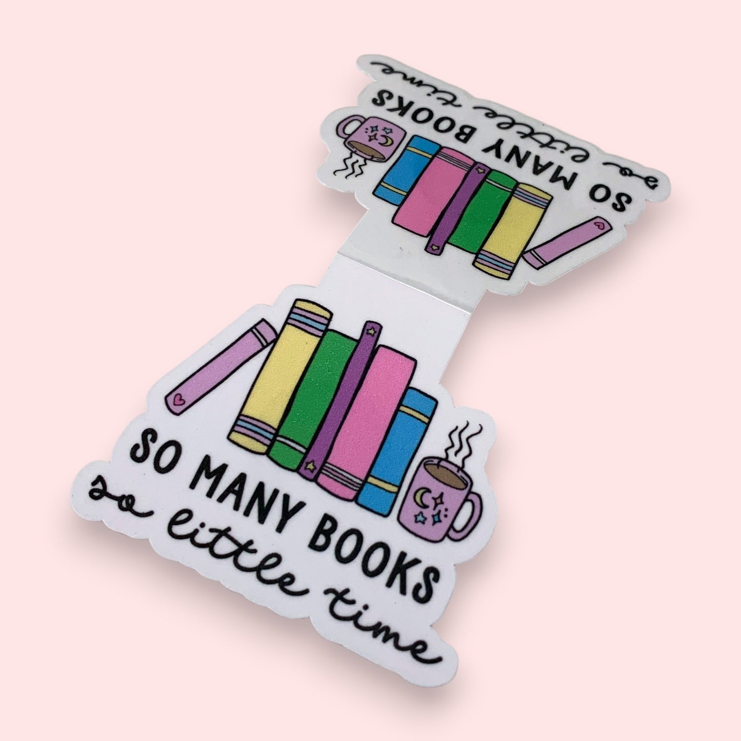 So Many Books, So Little Time Magnetic Bookmark