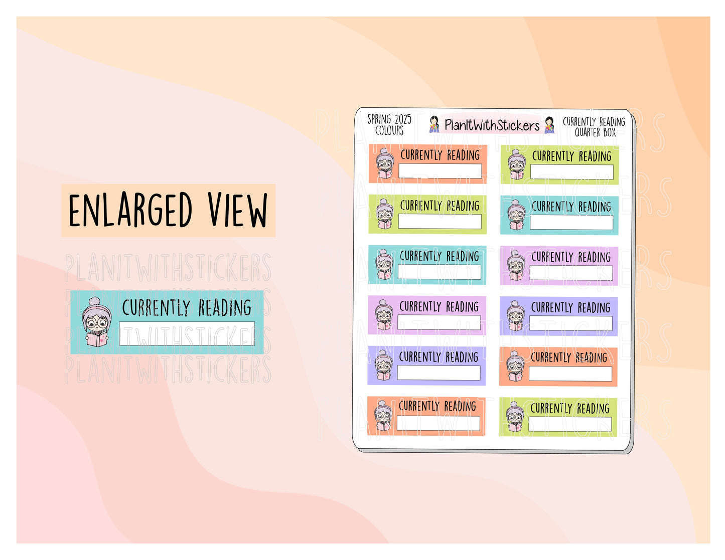 Currently Reading Girl Quarter Box - Spring 2025 Colours