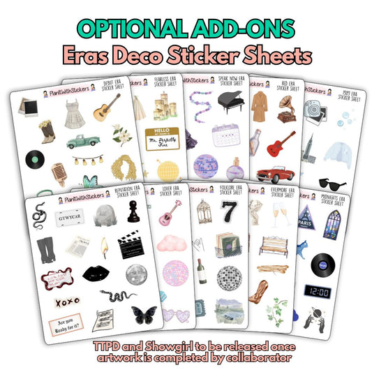 BUNDLE -  The Eras Reading Challenge Book Prompt Stickers