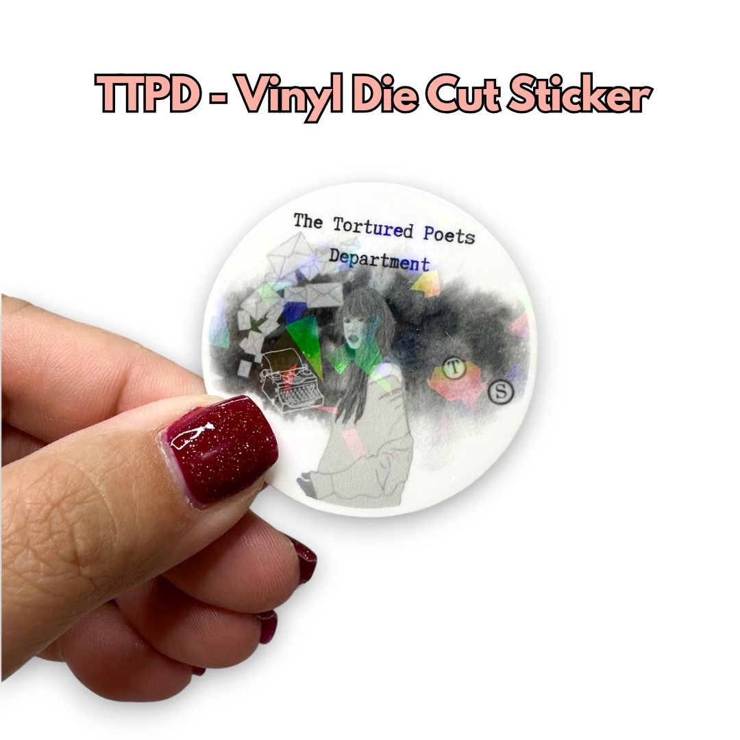Eras Circle Vinyl Stickers - The Showgirl Collection (11 Eras Available)