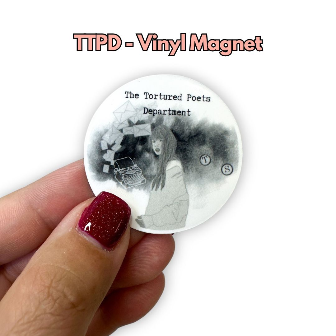 Eras Circle Vinyl Magnets - The Showgirl Collection (11 Eras Available)