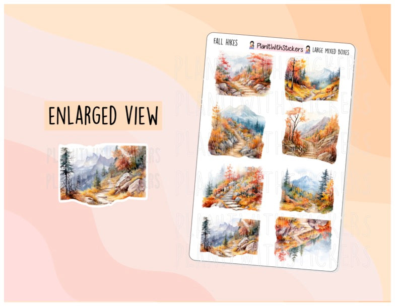 Large Mixed Boxes Fall Hikes - Fall 2024 Colours