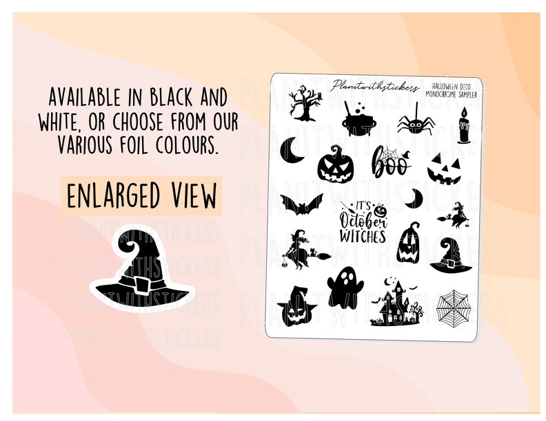 Halloween Spooky Deco Sampler