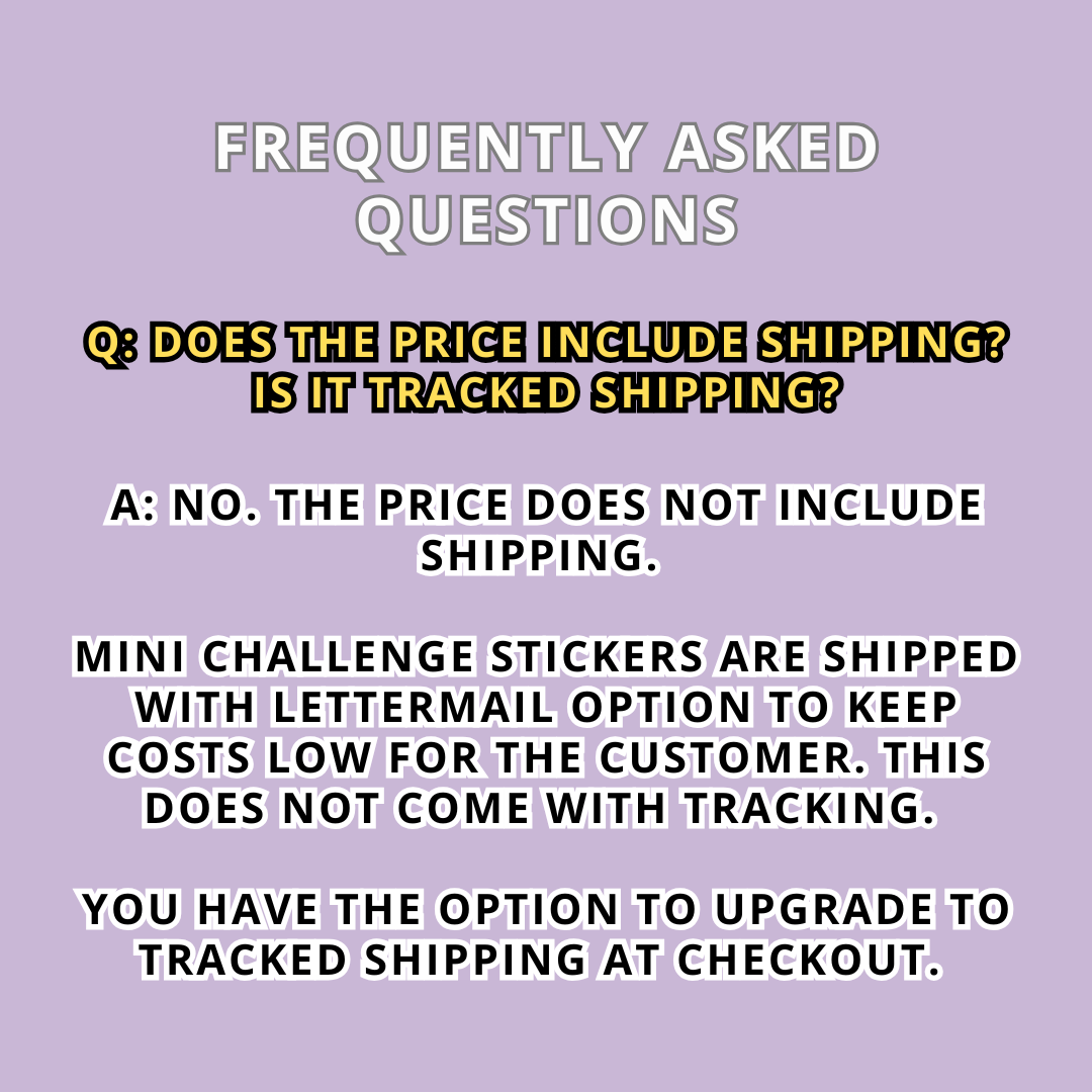 The 52 Book Club Mini Challenge Sticker Subscription - May Mini Challenge