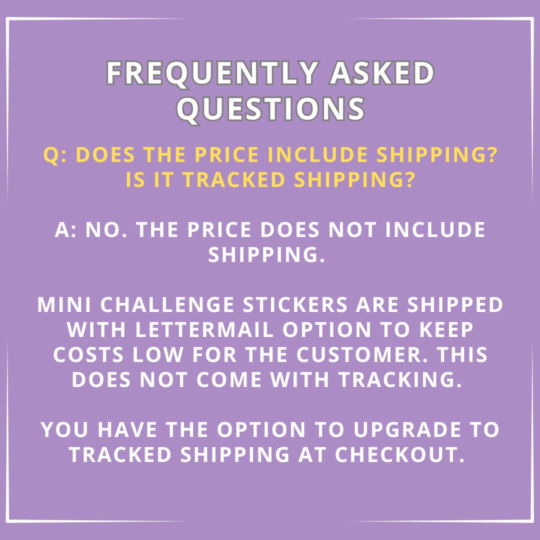 The 52 Book Club Mini Challenge Sticker Subscription - March Mini Challenge