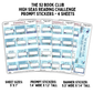 High Seas - The 52 Book Club Reading Challenge Prompt Sticker Set