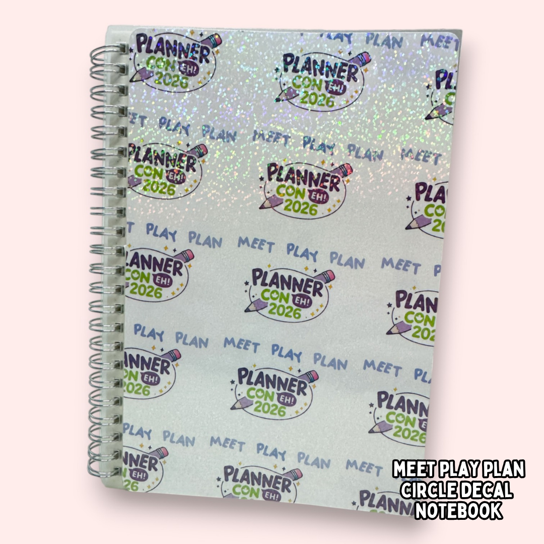 Planner Con, Eh! 2026 – Meet Play Plan Notebook/Journal (Pre-Order)
