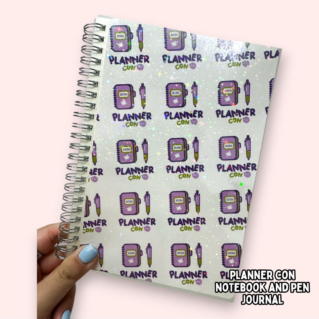 Planner Con, Eh! 2026 – Notebook and Pen Design Notebook/Journal (Pre-Order)