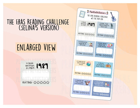The 1989 Era (#5) The Eras Reading Challenge, Book Prompts for Musician/Singer Reading Challenge