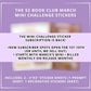 The 52 Book Club Mini Challenge Sticker Subscription - March Mini Challenge